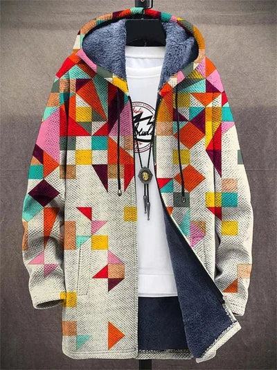 Willem – Elegante bedruckte Strickjacke