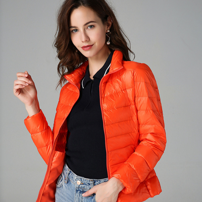 Aurora – Neue ultraleichte Jacke mit weißen Entendaunen