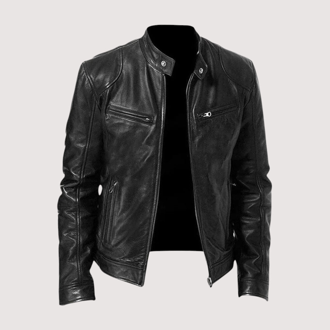 Marco™ | Elegante Herrenlederjacke