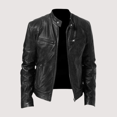Marco™ | Elegante Herrenlederjacke