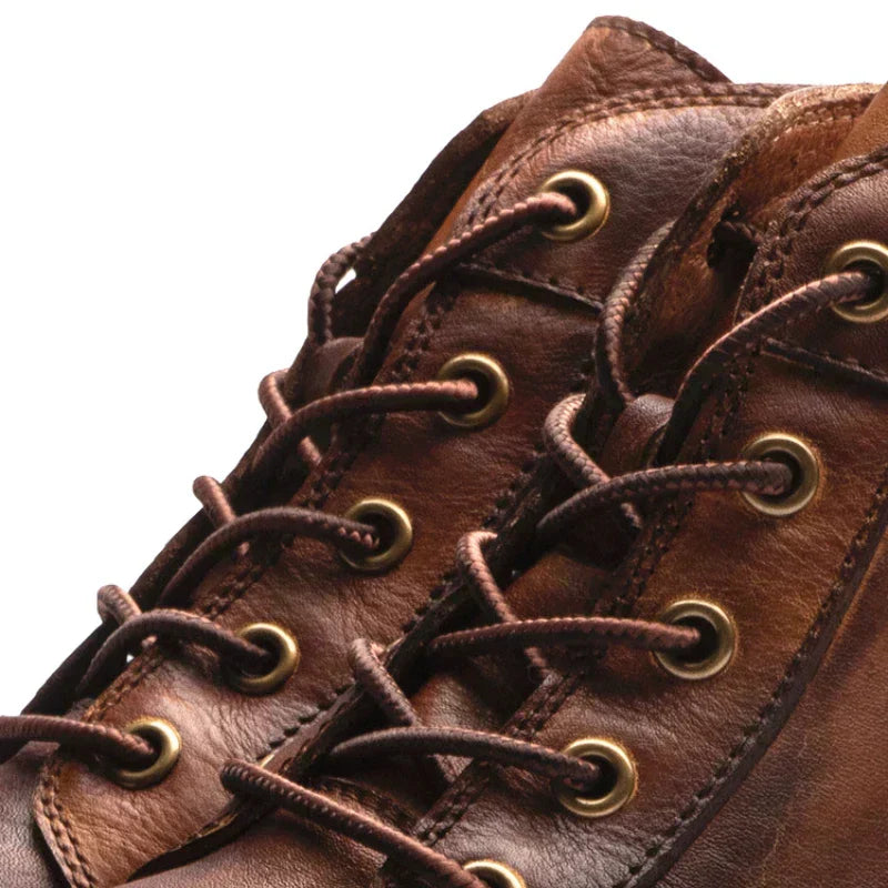 Fanum | Retro Herrenstiefel mit runder Spitze