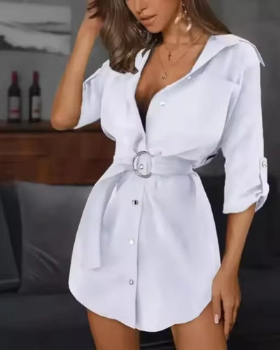 Daphne – Hemdblusenkleid mit Gürtel