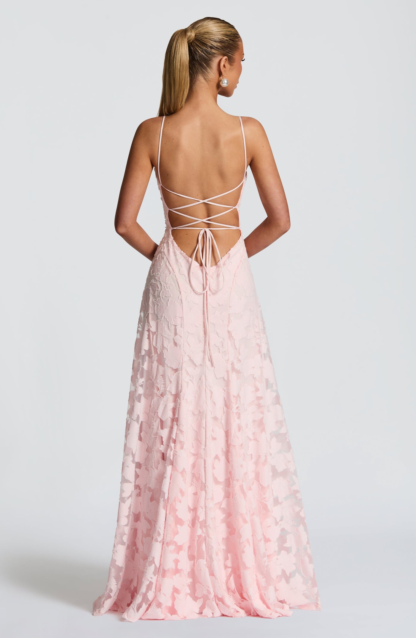 Francisa™ | Langes Kleid mit Spitzenkorsett